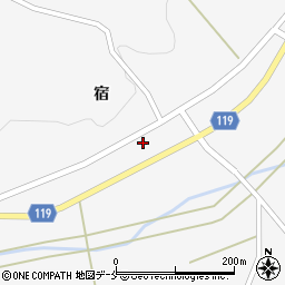 宮城県柴田郡川崎町支倉宿59周辺の地図