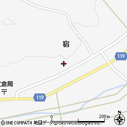 宮城県柴田郡川崎町支倉宿45周辺の地図