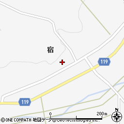 宮城県柴田郡川崎町支倉宿58周辺の地図