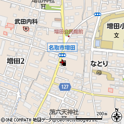 ＥＮＥＯＳ増田ＳＳ周辺の地図
