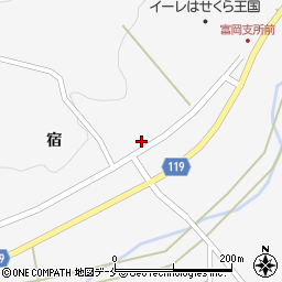 宮城県柴田郡川崎町支倉宿127周辺の地図