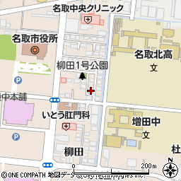宮城県名取市増田柳田698周辺の地図