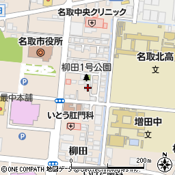 宮城県名取市増田柳田694周辺の地図
