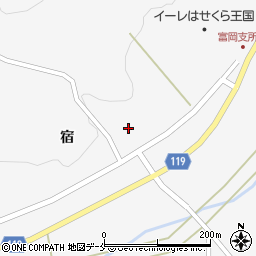 宮城県柴田郡川崎町支倉宿129周辺の地図
