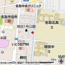 宮城県名取市増田柳田706周辺の地図
