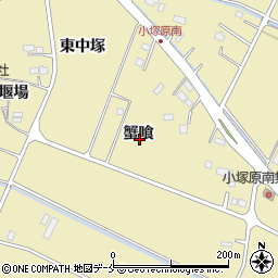 宮城県名取市小塚原蟹喰周辺の地図