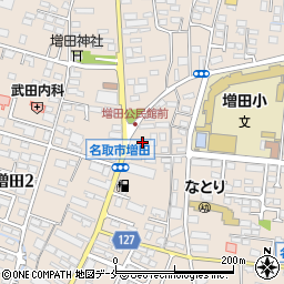 セブンイレブン名取増田３丁目店周辺の地図