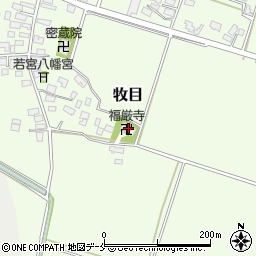 福巖寺周辺の地図