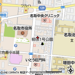 宮城県名取市増田柳田676周辺の地図