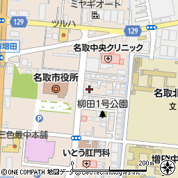 宮城県名取市増田柳田85-12周辺の地図