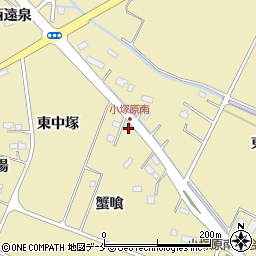 宮城県名取市小塚原東中塚周辺の地図