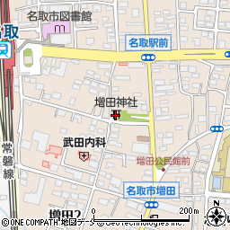 増田神社周辺の地図