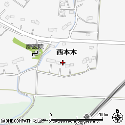 宮城県名取市高舘川上西荒井周辺の地図
