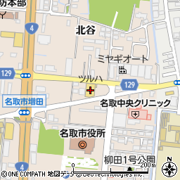 ツルハドラッグ名取増田店周辺の地図