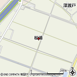 宮城県名取市牛野松浦周辺の地図