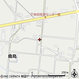 宮城県名取市下余田鹿島224-1周辺の地図