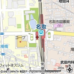 名取駅　コミュニティ・プラザ周辺の地図