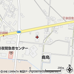 宮城県名取市下余田鹿島132周辺の地図