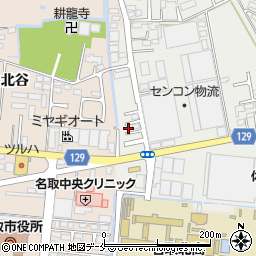 宮城県名取市下余田中荷707周辺の地図