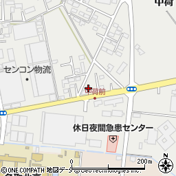 宮城県名取市下余田中荷651周辺の地図
