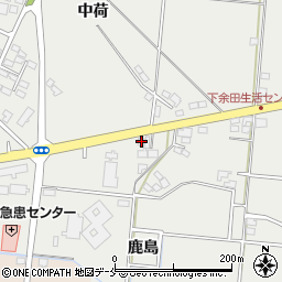 宮城県名取市下余田鹿島157-3周辺の地図