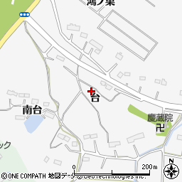 宮城県名取市高舘川上台周辺の地図