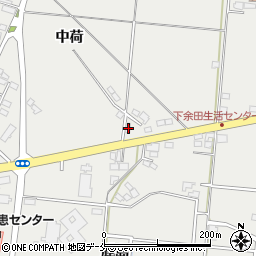 宮城県名取市下余田中荷504周辺の地図