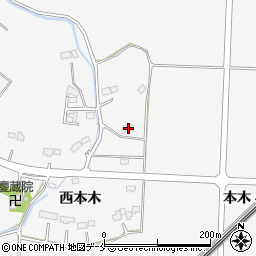 宮城県名取市高舘川上本木35周辺の地図