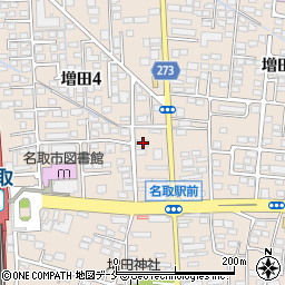 仙南信用金庫名取支店周辺の地図
