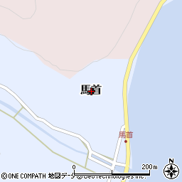 新潟県佐渡市馬首周辺の地図