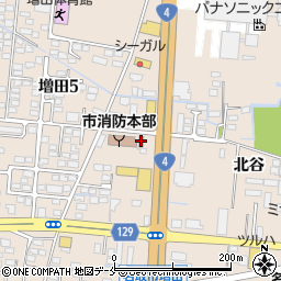 岩沼警察署増田交番周辺の地図