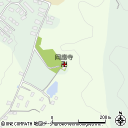 岡應寺周辺の地図