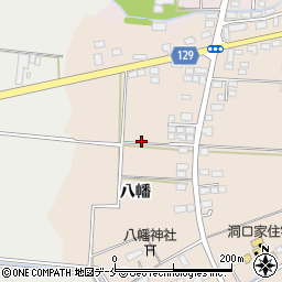 宮城県名取市大曲周辺の地図
