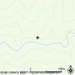 赤沢川周辺の地図