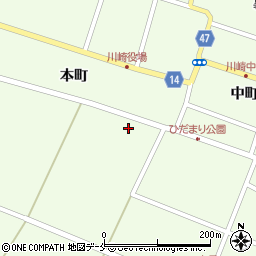 宮城県柴田郡川崎町前川裏尻周辺の地図
