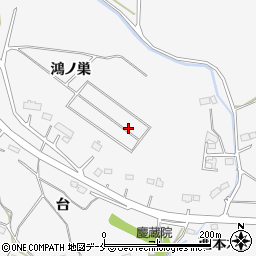 宮城県名取市高舘川上鴻ノ巣周辺の地図