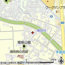 宮城県名取市手倉田堰根764周辺の地図