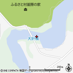 大針橋周辺の地図