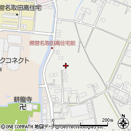 宮城県名取市下余田中荷196周辺の地図