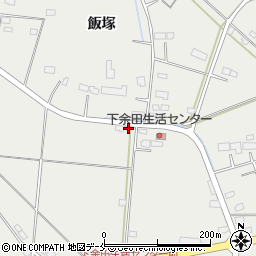 宮城県名取市下余田中荷412周辺の地図