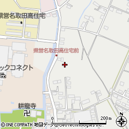 宮城県名取市下余田中荷179周辺の地図