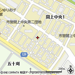 宮城県名取市閖上庚申塚周辺の地図