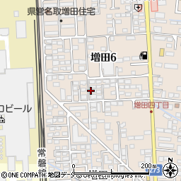 増田六丁目1号公園周辺の地図
