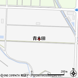 宮城県名取市高舘川上青木田周辺の地図
