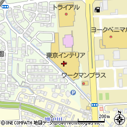 東京インテリア家具仙台南店周辺の地図
