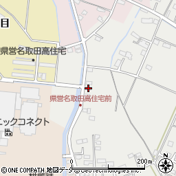 宮城県名取市下余田中荷164周辺の地図