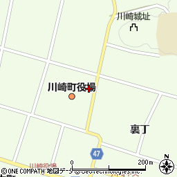 宮城県柴田郡川崎町前川裏丁周辺の地図