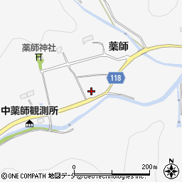 宮城県名取市高舘川上中薬師周辺の地図