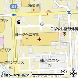ヨークベニマル名取西店周辺の地図