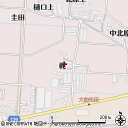 宮城県名取市高柳梶周辺の地図